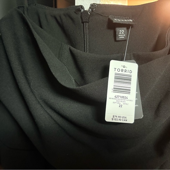 Torrid Black Midi Dress - Picture 5 of 5
